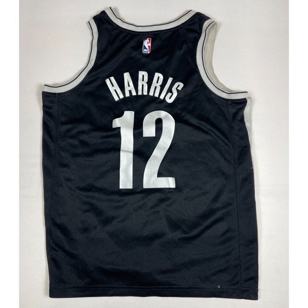 Nike Brooklyn Nets Joe Harris #12 NBA Swingman Jersey Black Men's Size Medium - Picture 2 of 8